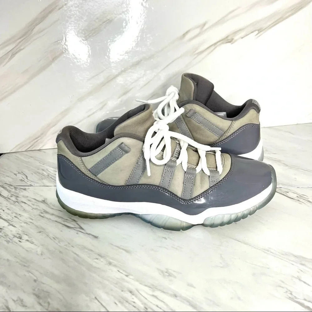 Air Jordan 11 Retro Low Top Sneaker Shoes Size 8 Cool Grey White 2018 Release